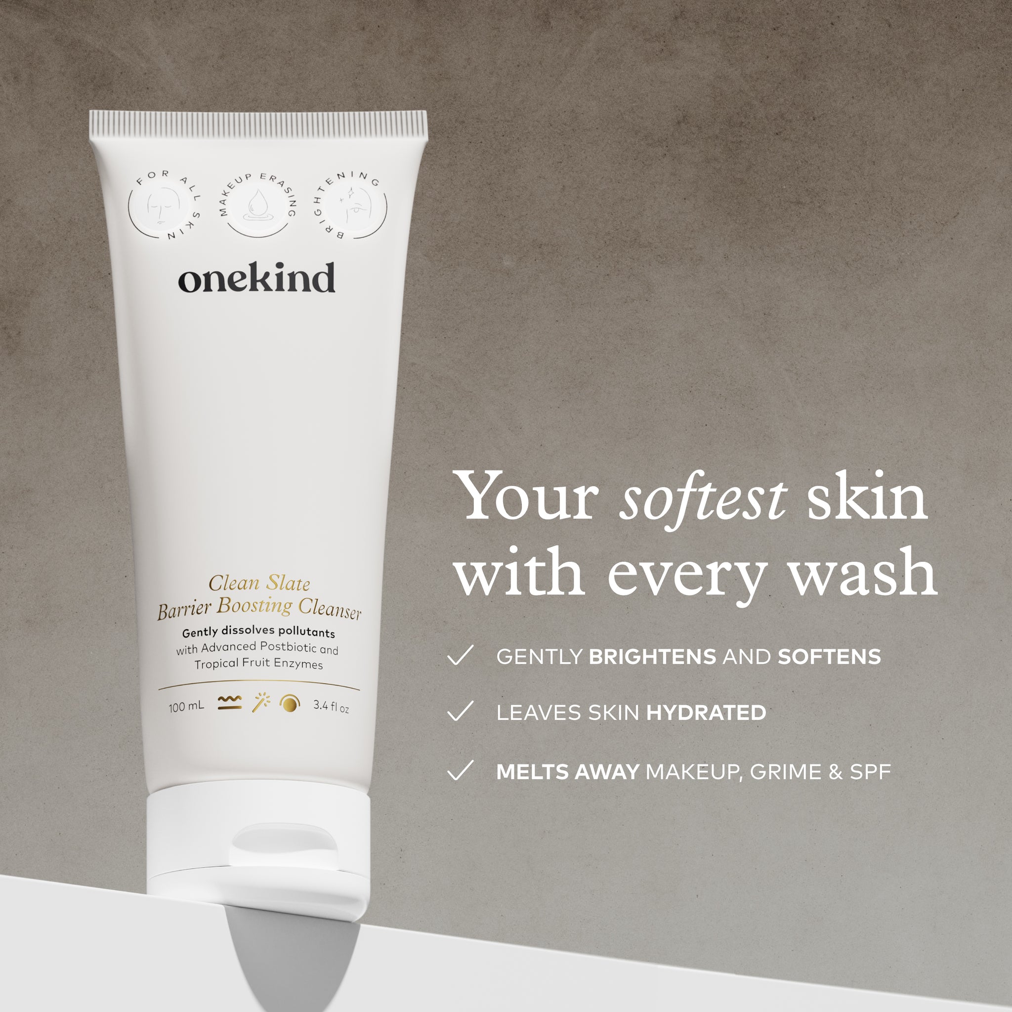 Clean Slate Barrier Boosting Cleanser — product detail | Onekind