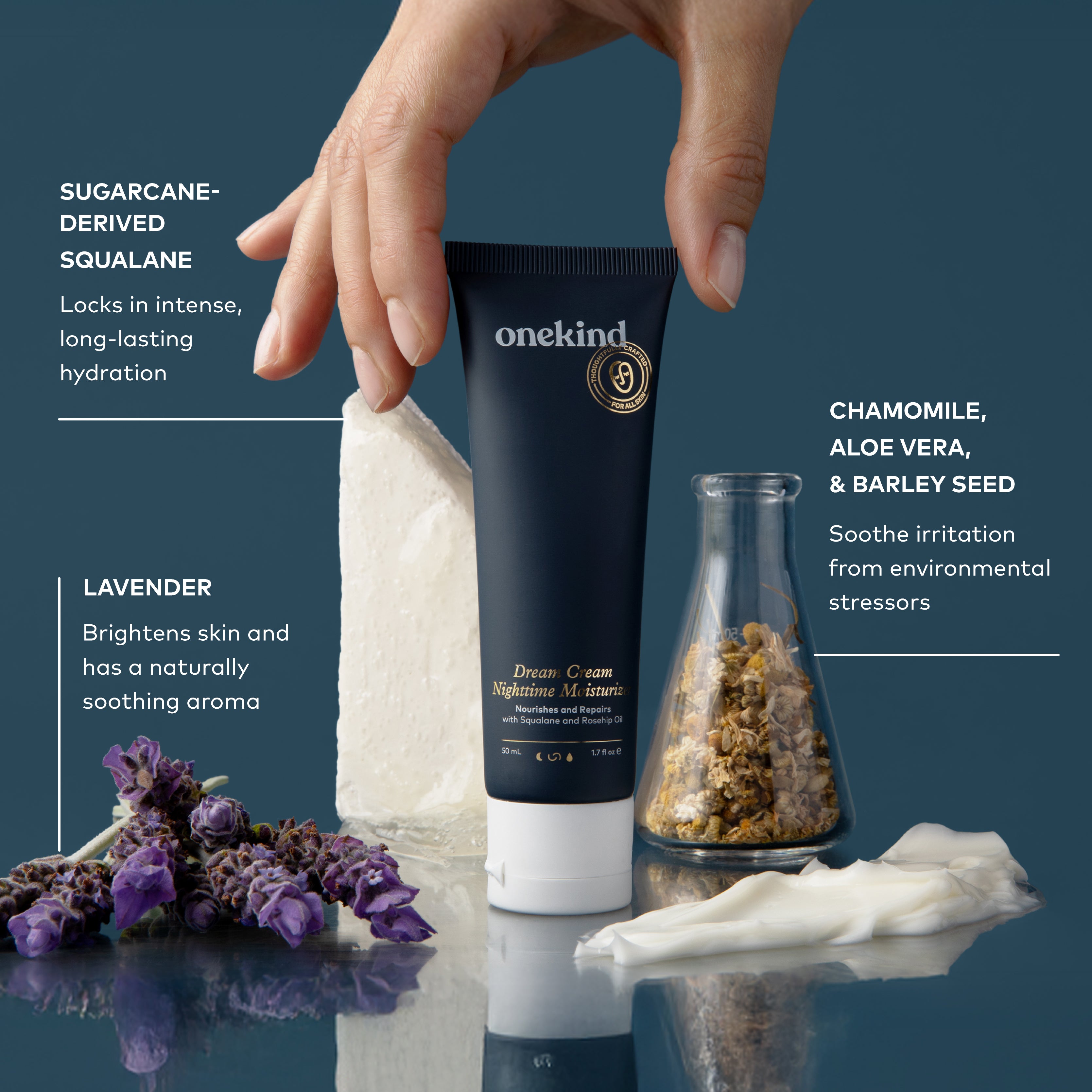 Dream Cream Nighttime Moisturizer — product detail | Onekind